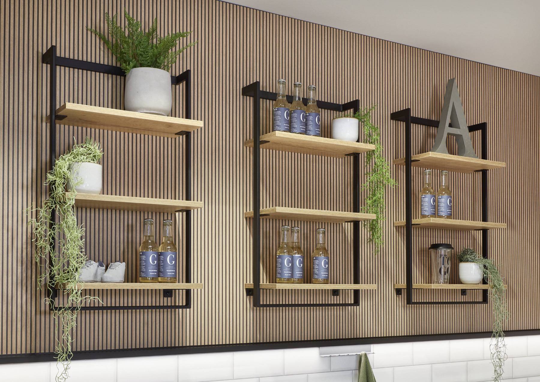 Nobilia Wood Storage Feature | Lead Wolf, Gotham