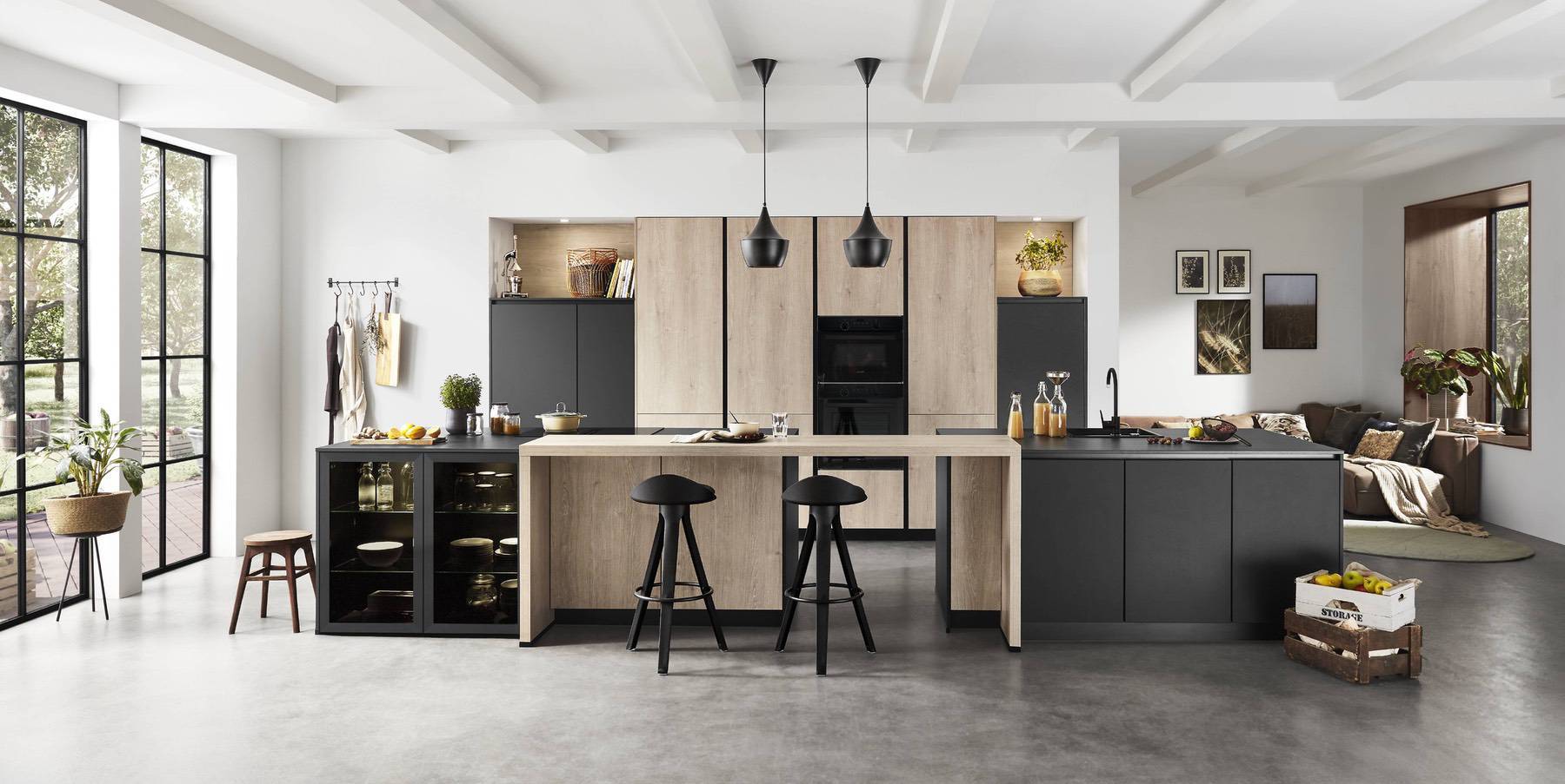 Nobilia Wooden Modern Kitchen | Lead Wolf, Gotham