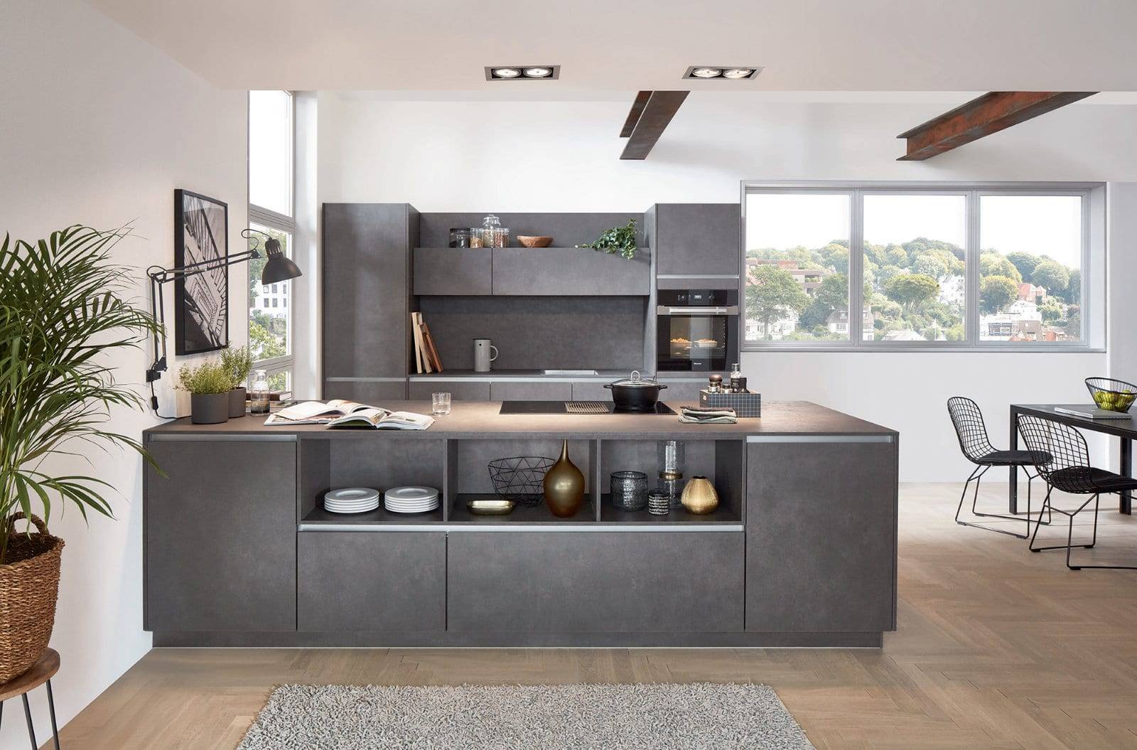 Nobilia Concrete Handleless Kitchen 2021 1 1 | Lead Wolf, Gotham