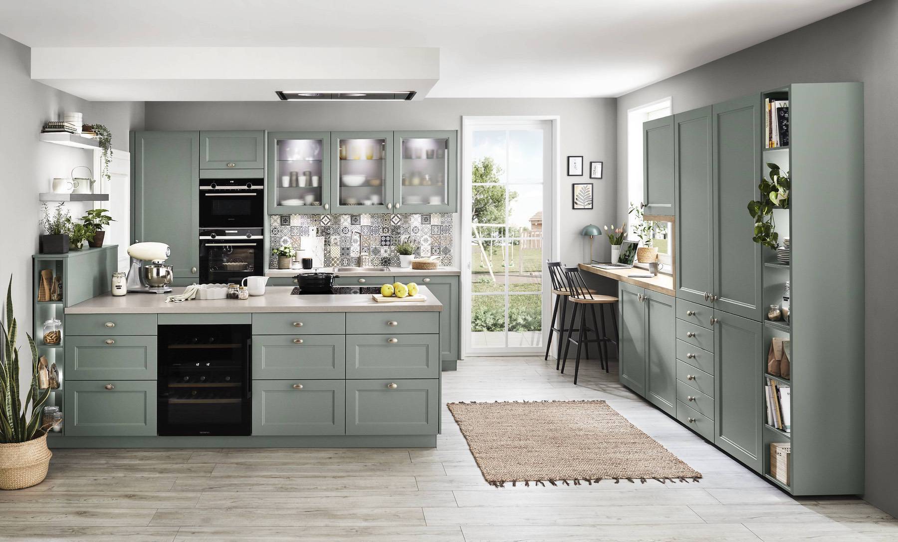 Nobilia Pastel Shaker Kitchen 1 | Lead Wolf, Gotham